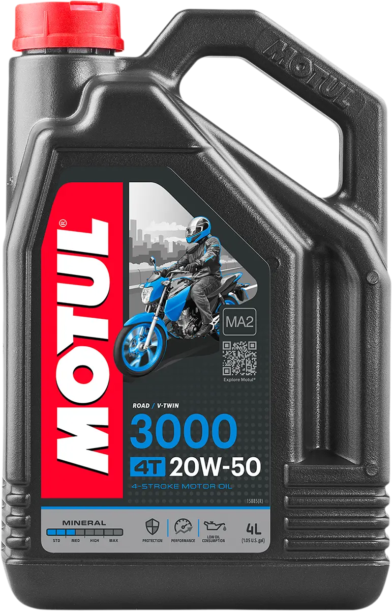 3000 Mineral 4T Engine Oil - 20W-50 - 1 U.S. Gal. (Each)-Mot40 -  Pu 1