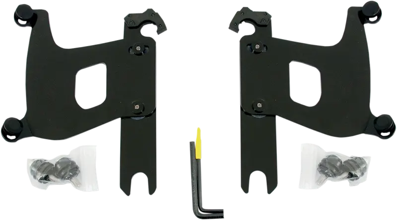 Bullet Trigger Lock Mounting Kit - Covered Forks - Without Lightbar - Black (Kit)-23200100 -  Pu 1
