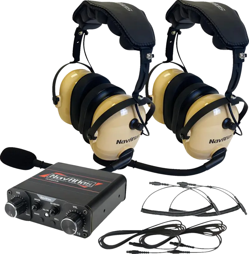 Intercom/Headset Kit - 2-Seat - Beige (Kit)-44020979 1