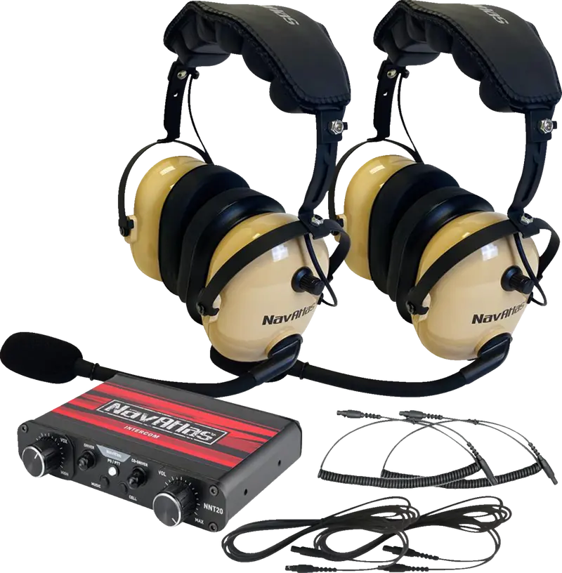Intercom/Headset Kit - 2-Seat - Beige (Kit)-44020981 1