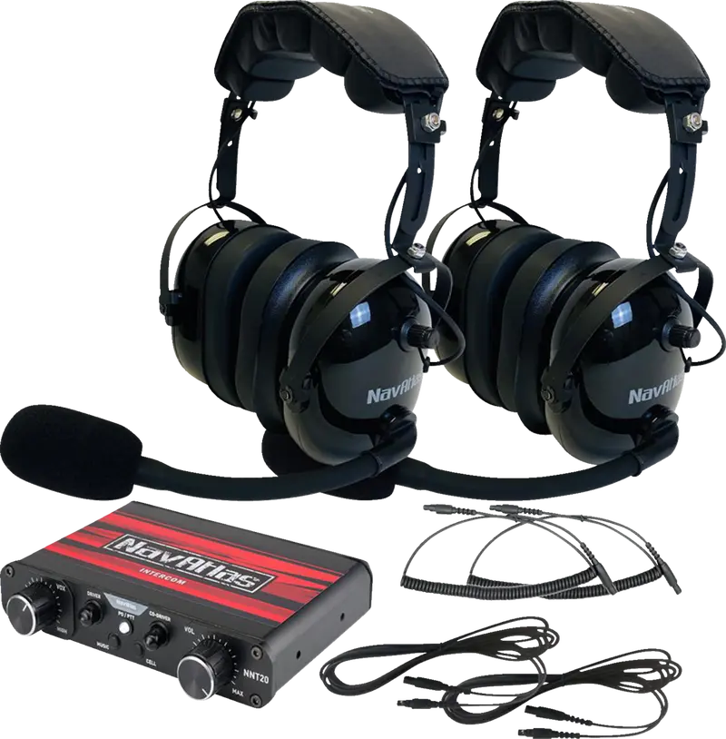 Intercom/Headset Kit - 2-Seat - Black (Kit)-44020980 1